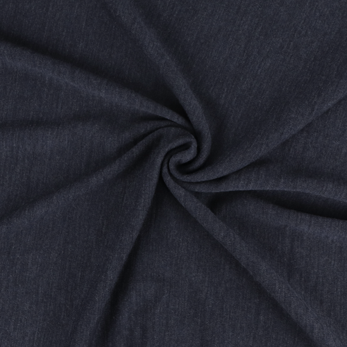 Merino Wool Sweater Knit - Navy Melange