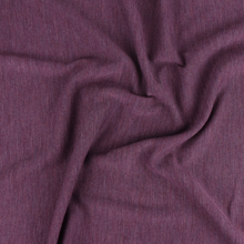 Merino Wool Sweater Knit - Plum Melange