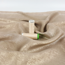 Metallic Satin - Champagne Gold