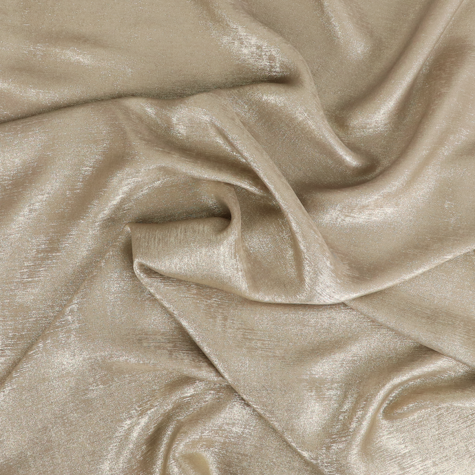 Metallic Satin - Champagne Gold