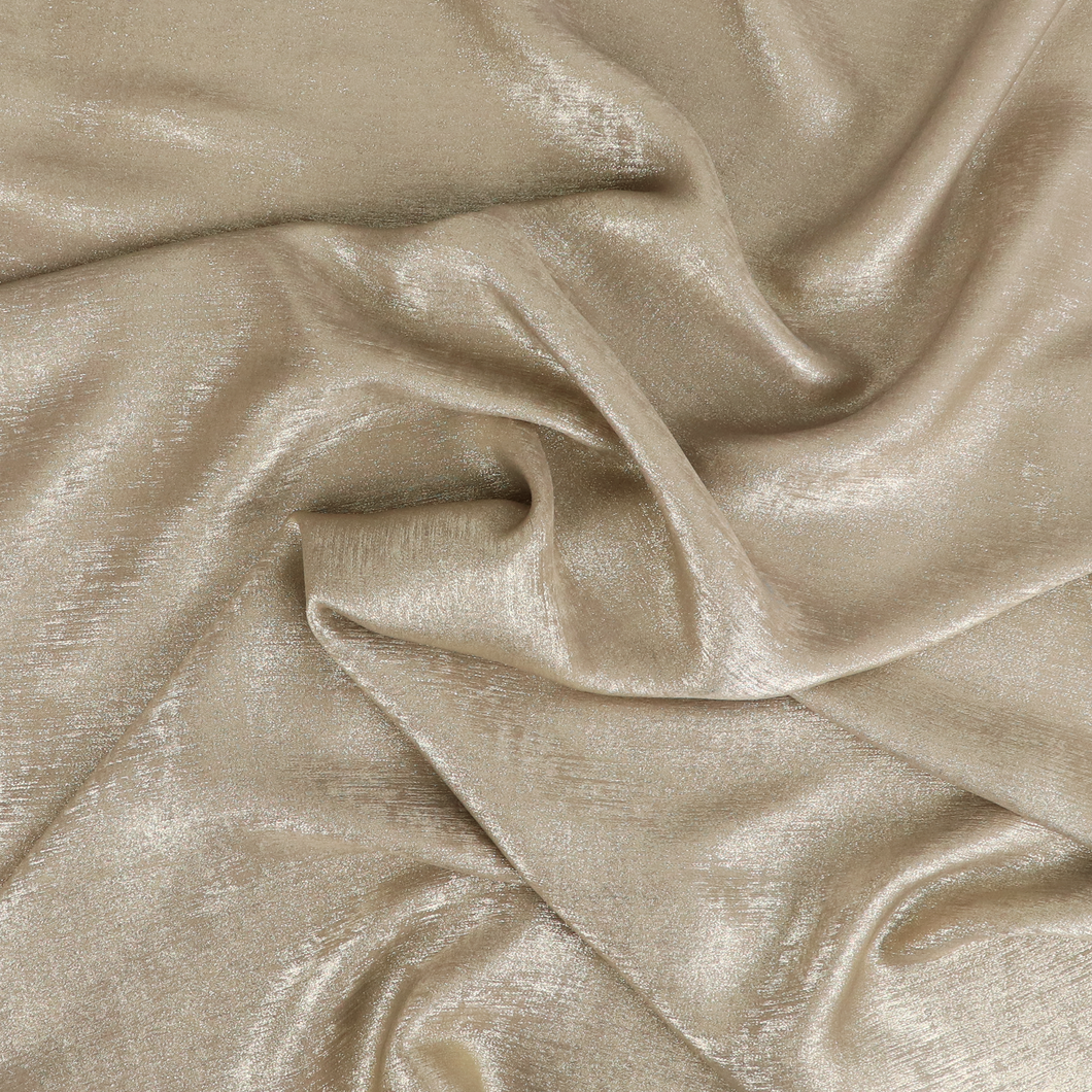 Metallic Satin - Champagne Gold
