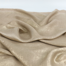 Metallic Satin - Champagne Gold
