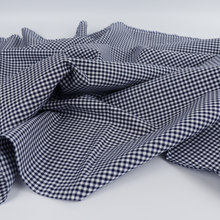 Mini Gingham Yarn Dyed Cotton - Navy