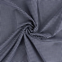 Mini Gingham Yarn Dyed Cotton - Navy