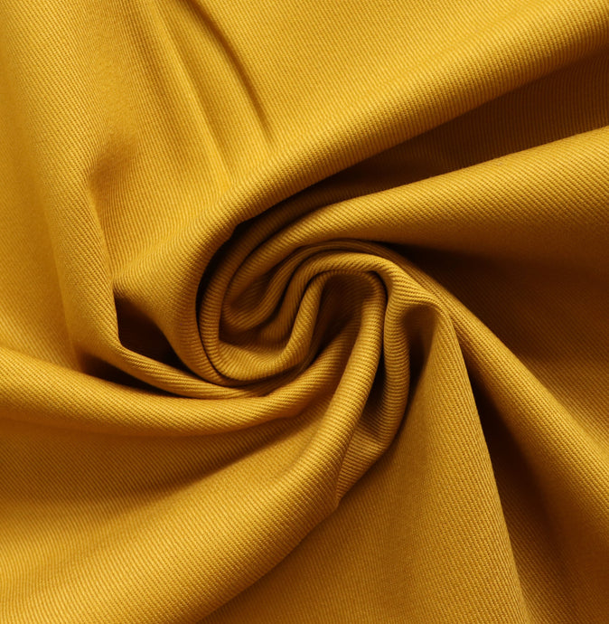 Ventana Cotton Twill Robert Kaufman - Mustard Yellow - END OF BOLT 56cm