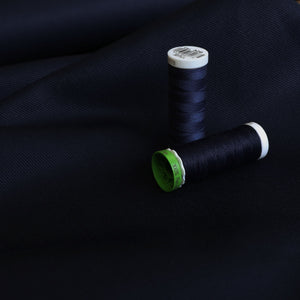 Ventana Cotton Twill Robert Kaufman - Dark Navy - END OF BOLT 77cm