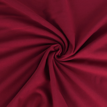 Organic Cotton Brushed Sweatshirt - Burgundy Red