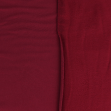 Organic Cotton Brushed Sweatshirt - Burgundy Red
