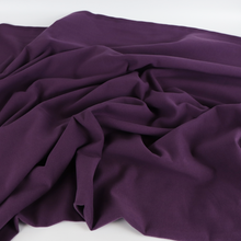 Organic Cotton Brushed Sweatshirt - Aubergine Purple