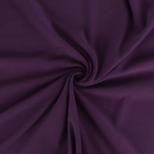 Organic Cotton Brushed Sweatshirt - Aubergine Purple