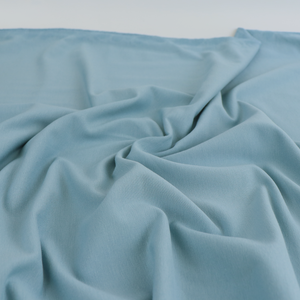 Organic Cotton French Terry - Dusky Blue