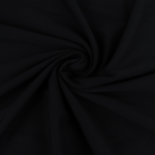 Organic Cotton Interlock - Black