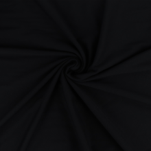 Organic Cotton Interlock - Black