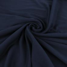 Organic Cotton Interlock - Navy Blue