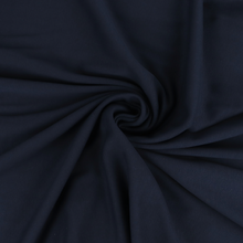 Organic Cotton Interlock - Navy Blue