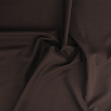 Organic Cotton Poplin - Chocolate Brown