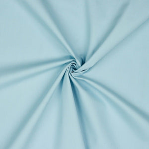 Organic Cotton Poplin - Light Blue