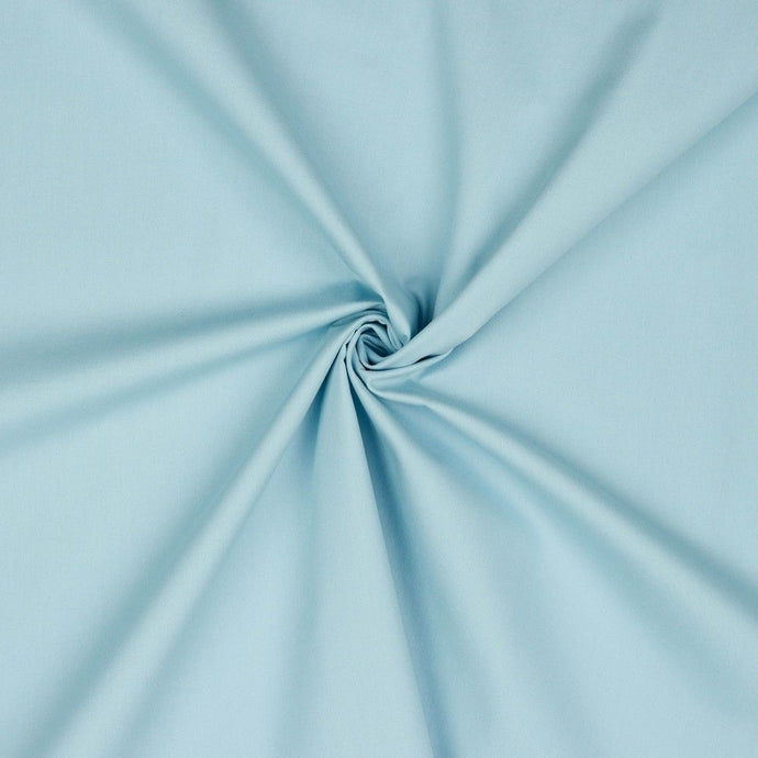 Organic Cotton Poplin - Light Blue