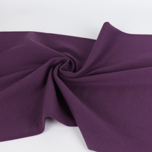 Ribbing Cuffing - Organic Cotton - Aubergine Purple