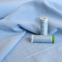 Washed Cotton - Pale Blue - END OF BOLT 142cm