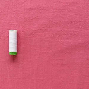 Washed Cotton - Raspberry Pink - END OF BOLT 111cm
