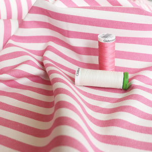 Denim 7.7oz - Yarn Dyed Stripe - Pink