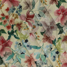 Quilted Velvet Coating - Vintage Bouquet