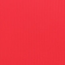 Viscose Ribbed Jersey Knit - Coral Red