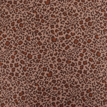 Cotton Ribbed Jersey - Leopard