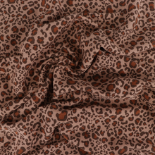 Cotton Ribbed Jersey - Leopard