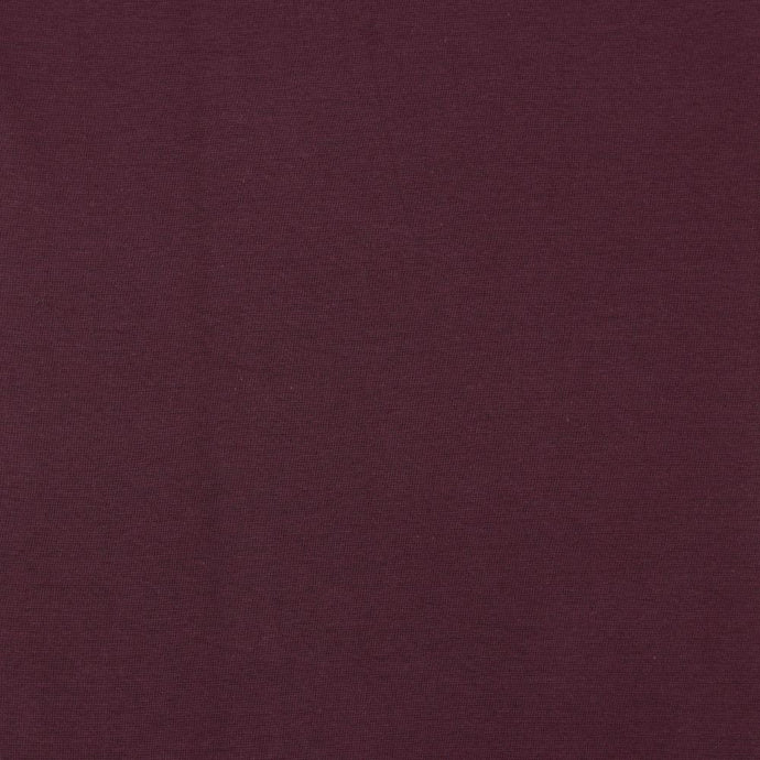 Ribbing Cuffing - Organic Cotton - Aubergine Purple