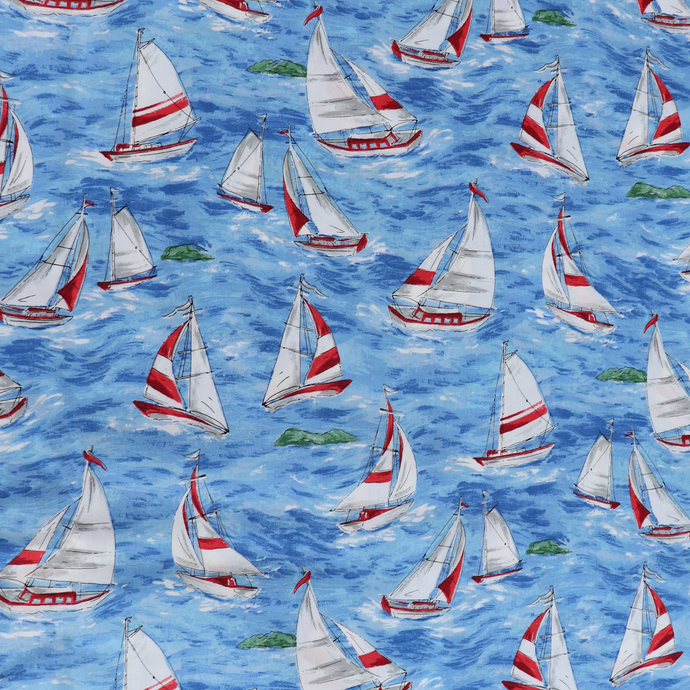 Cotton Broadcloth - Sevenberry Yacht