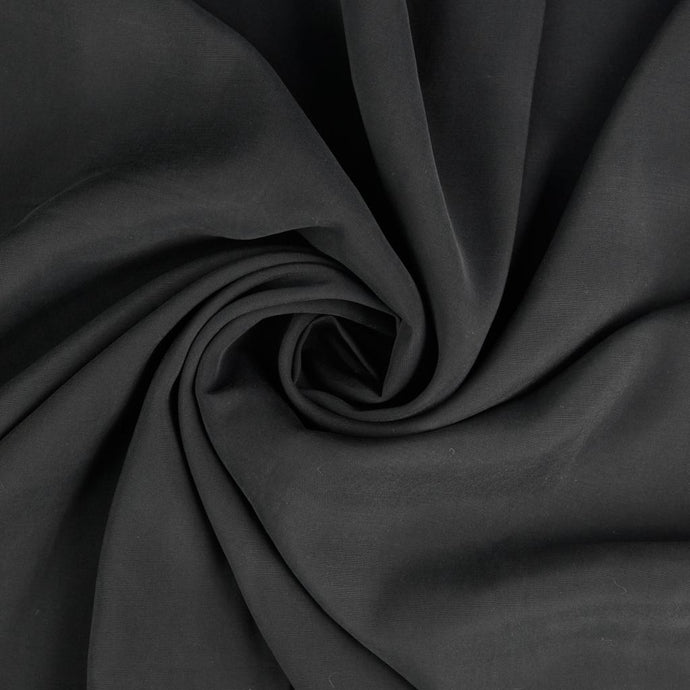 Sandwashed Viscose - Black