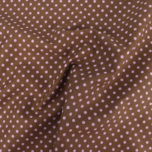 Cotton - Sevenberry Polka Dot - Light Brown + Rose Pink