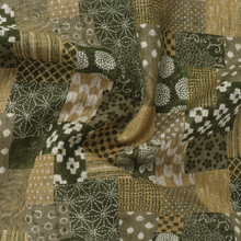 Linen Feel Cotton - Patchwork Green - Nara Homespun Sevenberry