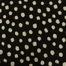 Cotton Seersucker - Sevenberry Spots - Black + Cream