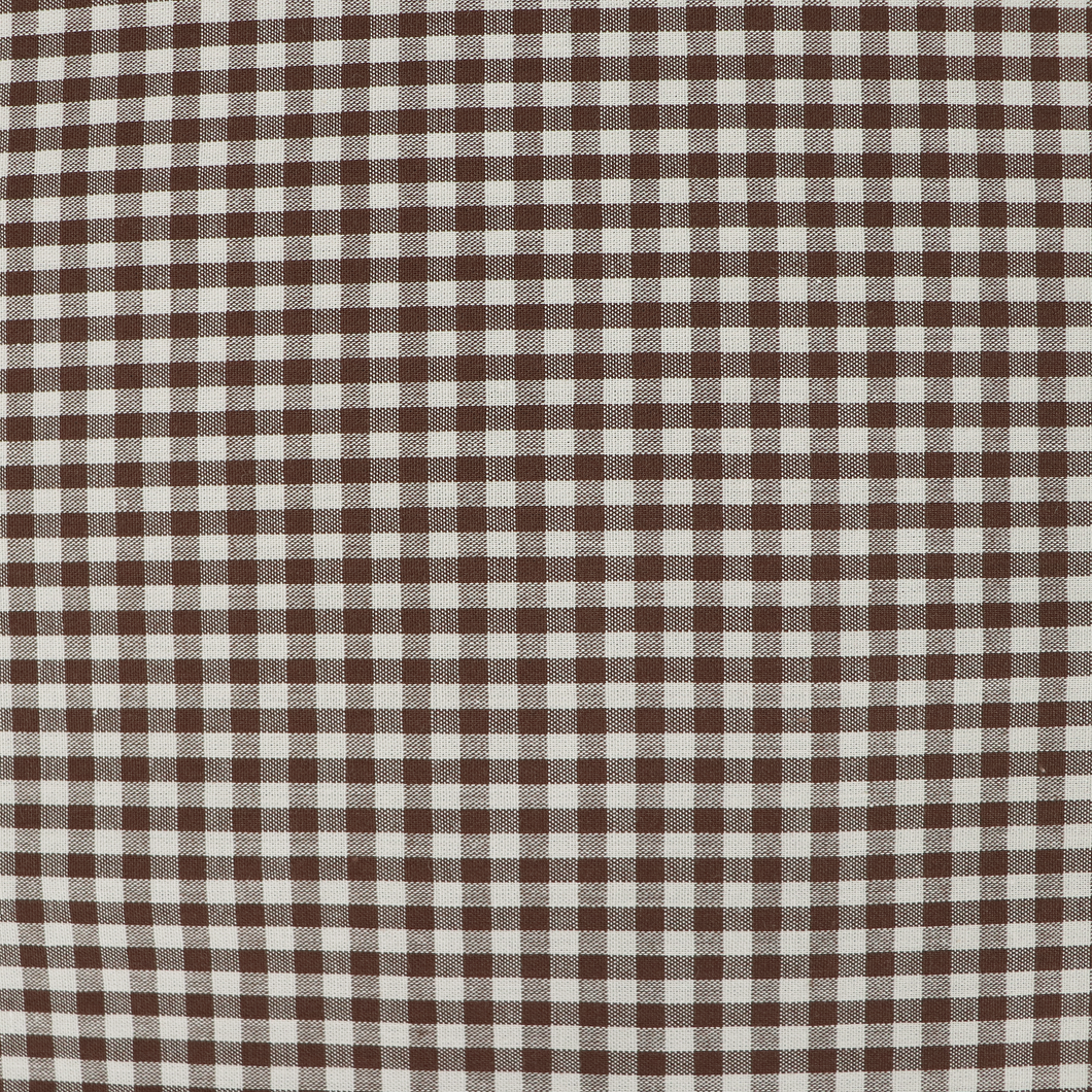 Yarn Dyed Cotton - Sevenberry Tiny Gingham - Brown
