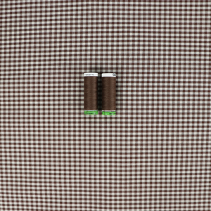Yarn Dyed Cotton - Sevenberry Tiny Gingham - Brown