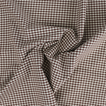 Yarn Dyed Cotton - Sevenberry Tiny Gingham - Brown