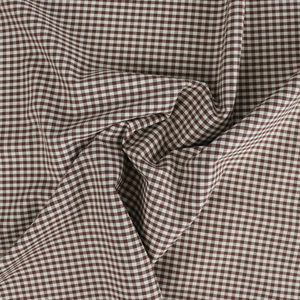 Yarn Dyed Cotton - Sevenberry Tiny Gingham - Brown