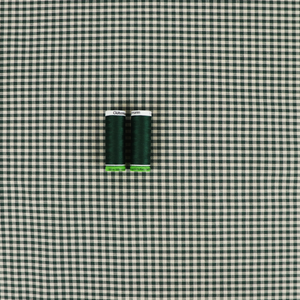 Yarn Dyed Cotton - Sevenberry Tiny Gingham - Dark Green