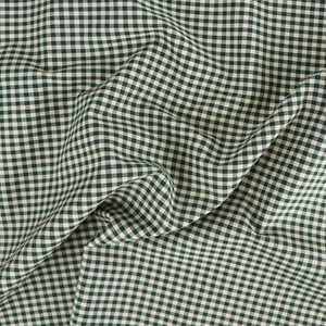 Yarn Dyed Cotton - Sevenberry Tiny Gingham - Dark Green