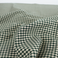 Yarn Dyed Cotton - Sevenberry Tiny Gingham - Dark Green