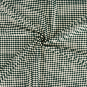 Yarn Dyed Cotton - Sevenberry Tiny Gingham - Dark Green