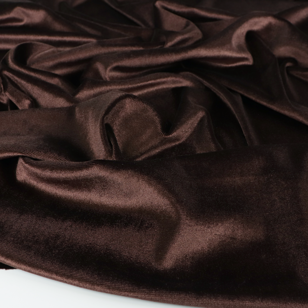 Stretch Velvet - Brown