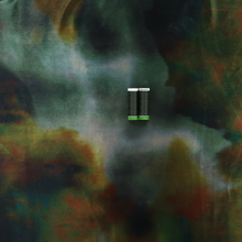 Stretch Velvet - Green + Orange