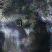 Stretch Velvet - Green + Purple