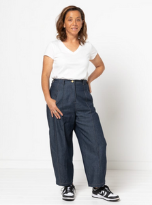 Style Arc - Twig Woven Pant - Size 4-16