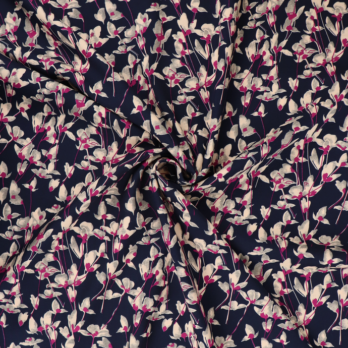 Tencel™ Lawn - Pink Stem Flowers