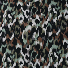 Viscose Poplin - Abstract Animal - Green